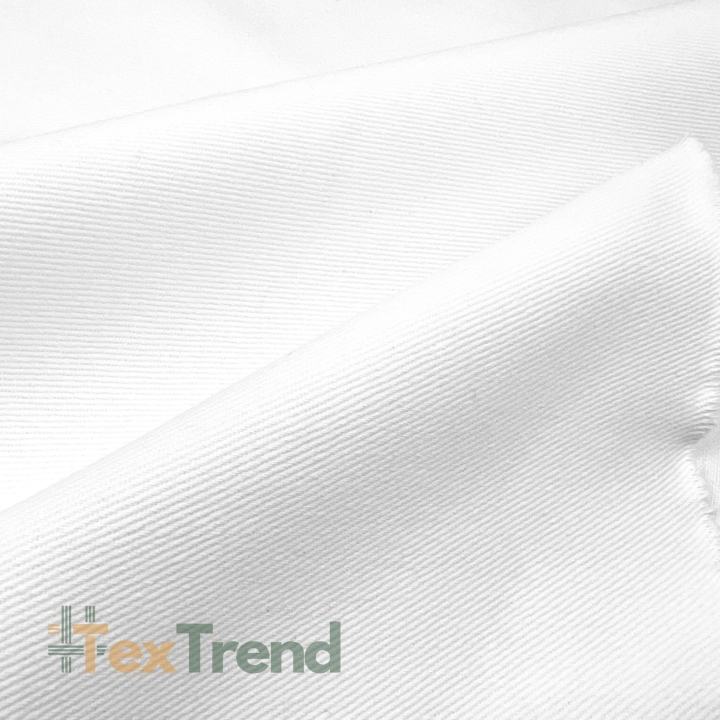 Baumwoll-Drillich Stoff – weiß - 10