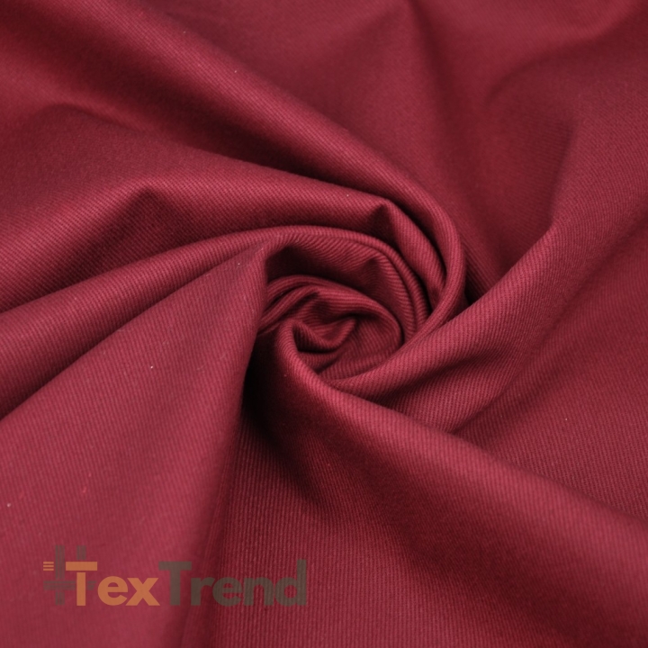 Baumwoll-Drillich Stoff – bordeaux