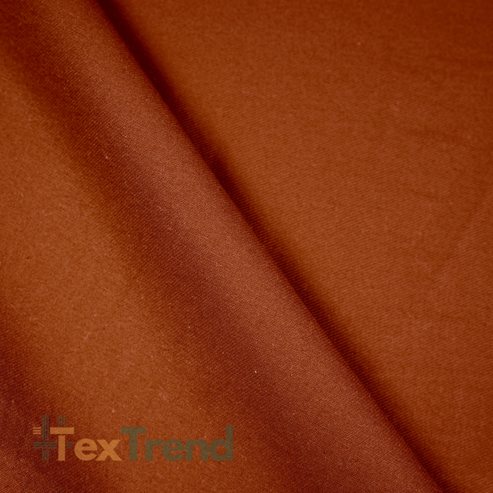 Baumwoll-Drillich Stoff – braun