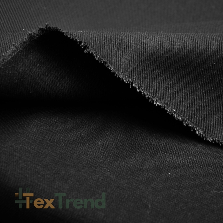 Baumwoll-Drillich Stoff – schwarz - 7