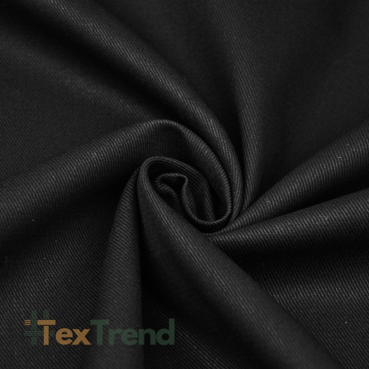 Baumwoll-Drillich Stoff – schwarz - 7