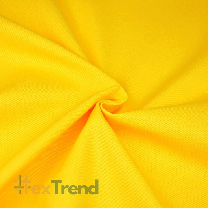 Baumwoll-Drillich Stoff – gelb - 11
