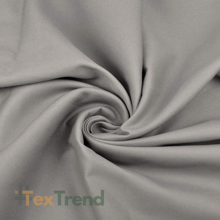 Baumwoll-Drillich Stoff –  hellgrau - 14