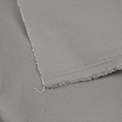 Baumwoll-Drillich Stoff –  hellgrau - 14