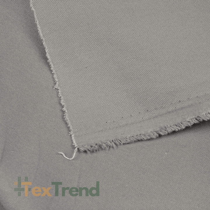 Baumwoll-Drillich Stoff –  hellgrau - 14