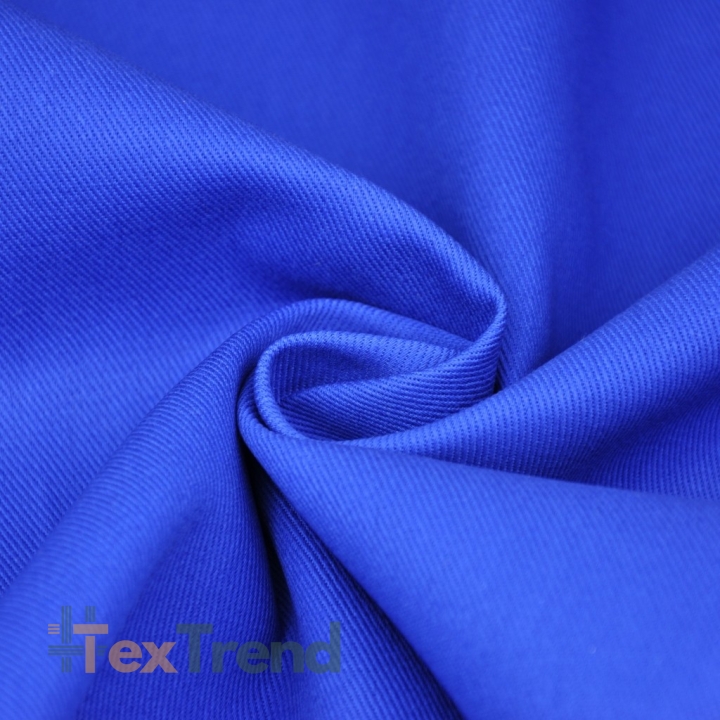 Baumwoll-Drillich Stoff –  saphirblau - 402