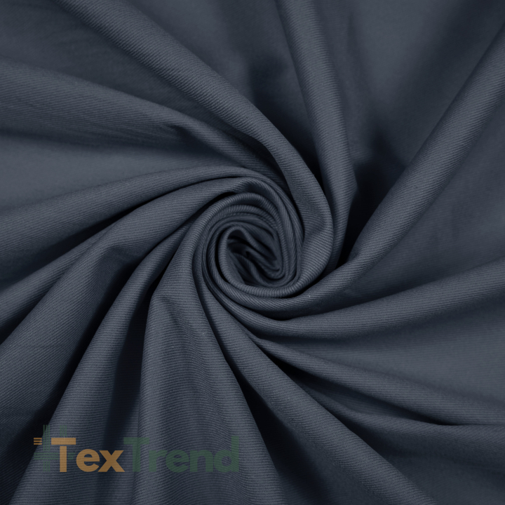 Baumwoll-Drillich Stoff – Grafit- - 1