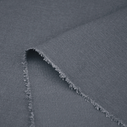 Baumwoll-Drillich Stoff – Dunkelgrauer  906