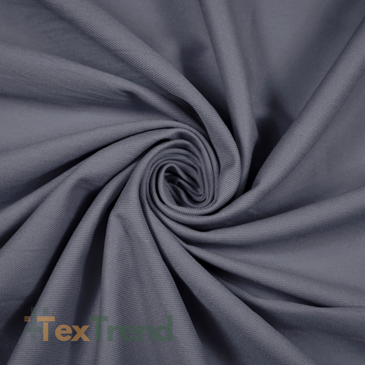 Baumwoll-Drillich Stoff – Dunkelgrauer  906