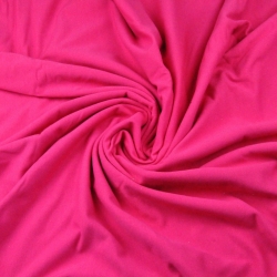 Baumwoll French Terry Stoff, Digitaldruck- einfarbig amaranth