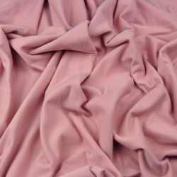 Baumwoll French Terry Stoff,  Digitaldruck - schmutzig rosa - 280g