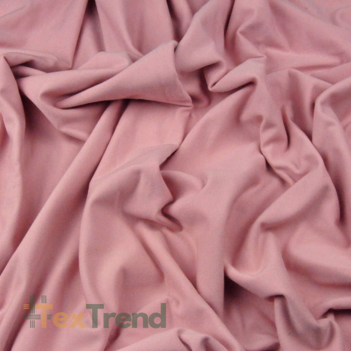Baumwoll French Terry Stoff,  Digitaldruck - schmutzig rosa - 280g