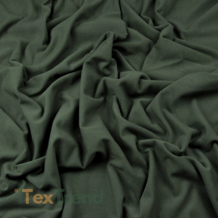 Baumwoll French Terry Stoff - khaki