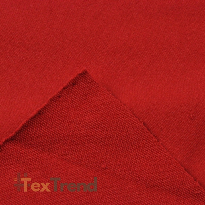 Baumwoll French Terry Stoff- rot - 280g