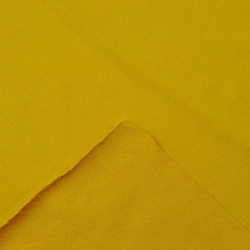 Baumwoll French Terry Stoff - senfgelb 280g