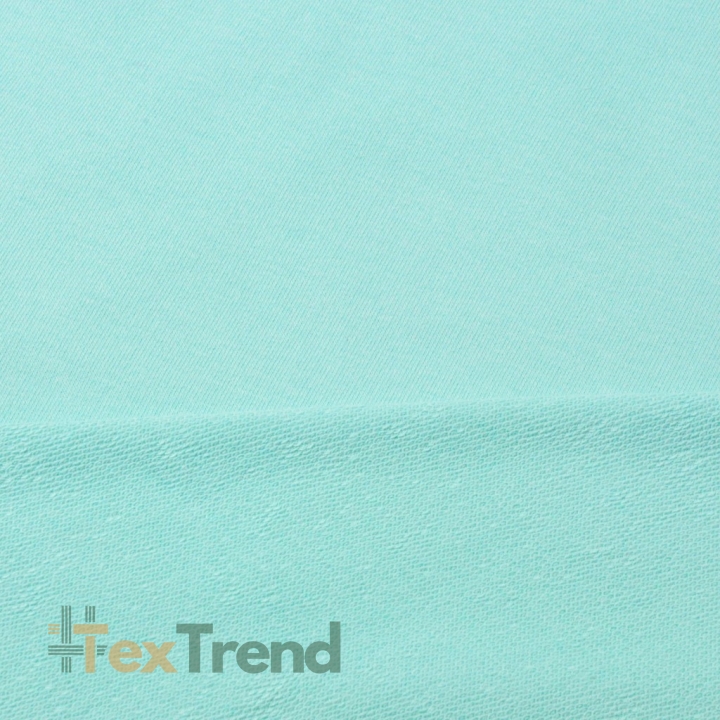 Baumwoll French Terry Stoff - mintgrün