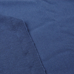 Baumwoll French Terry Stoff - einfarbig dunkeljeans - 280g