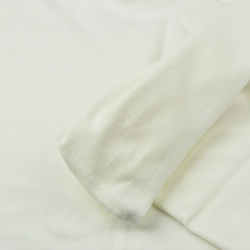 Baumwoll French Terry Stoff - einfarbig Sahne