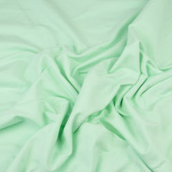 Baumwoll French Terry Stoff - hellmint 280g