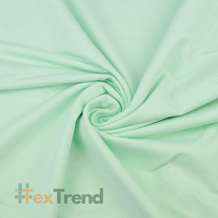 Baumwoll French Terry Stoff - hellmint 280g