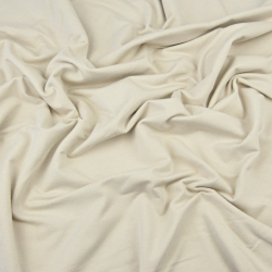 Baumwoll French Terry Stoff - hellbeige 280g