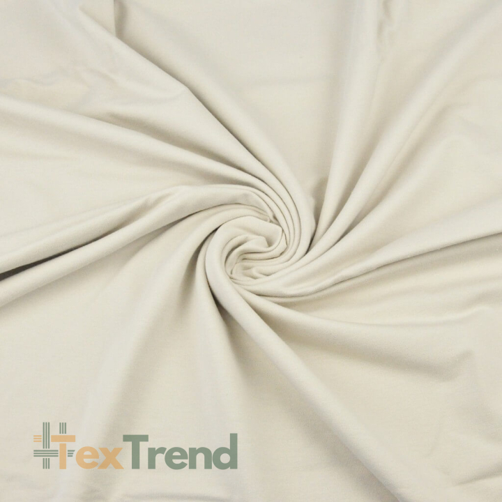 Baumwoll French Terry Stoff - hellbeige 280g