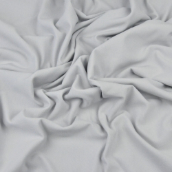 Baumwoll French Terry Stoff - hellgrau 280g