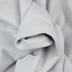 Baumwoll French Terry Stoff - hellgrau 280g