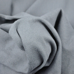 Baumwoll French Terry Stoff  - dunkelgrau 280g