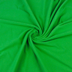 Baumwoll French Terry Stoff - grün