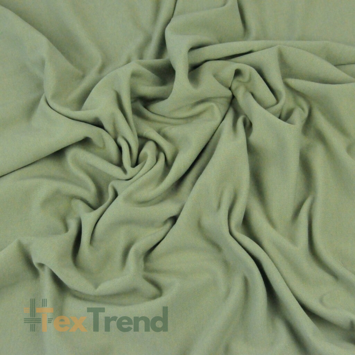 Baumwoll French Terry Stoff - hellkhaki