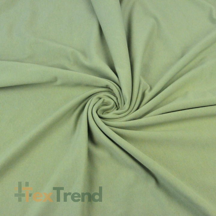 Baumwoll French Terry Stoff - hellkhaki