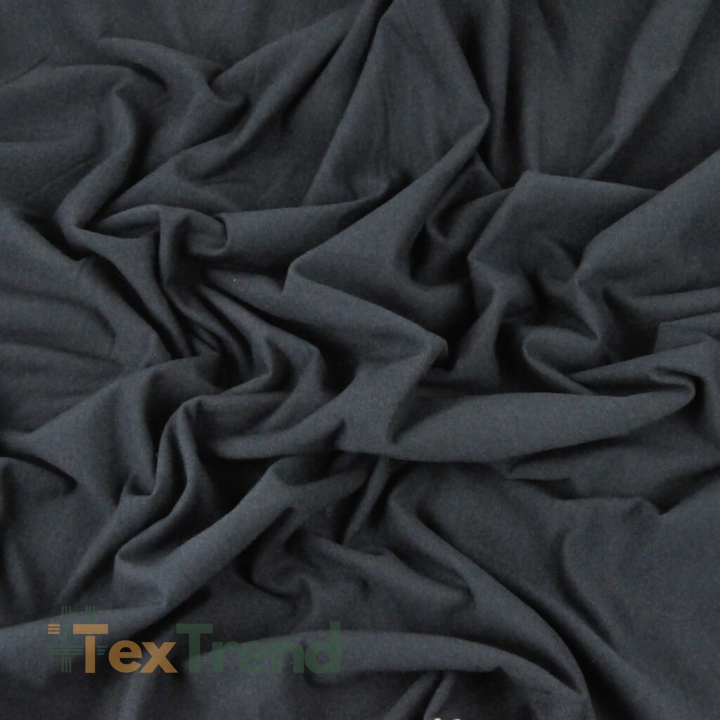 Baumwoll French Terry Stoff - anthrazit 280g