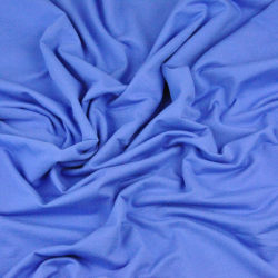 Baumwoll French Terry Stoff - blau 280g