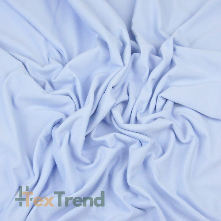 Baumwoll French Terry Stoff - hellblau 280g