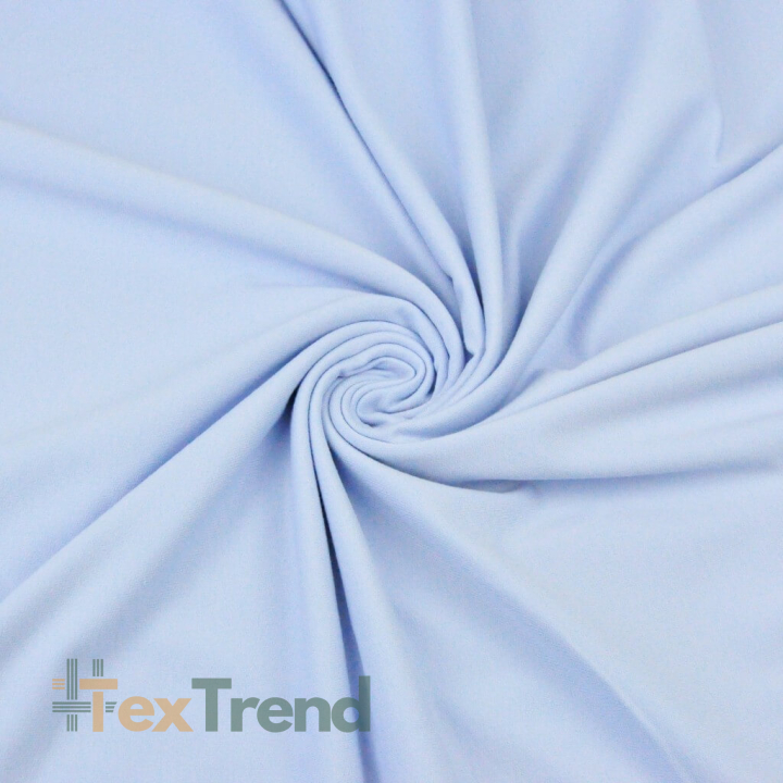 Baumwoll French Terry Stoff - hellblau 280g