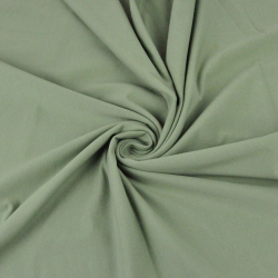 Baumwoll French Terry Stoff - olivgrün 280g