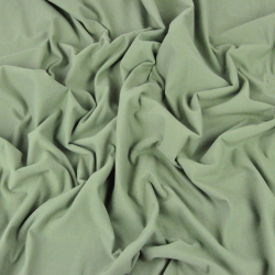 Baumwoll French Terry Stoff - olivgrün 280g