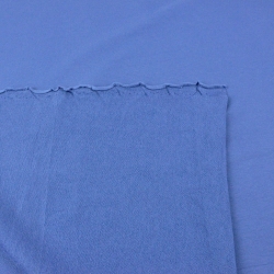 Baumwoll French Terry Stoff - einfarbig dunkelblau - 280g