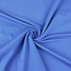 Baumwoll French Terry Stoff - einfarbig dunkelblau - 280g