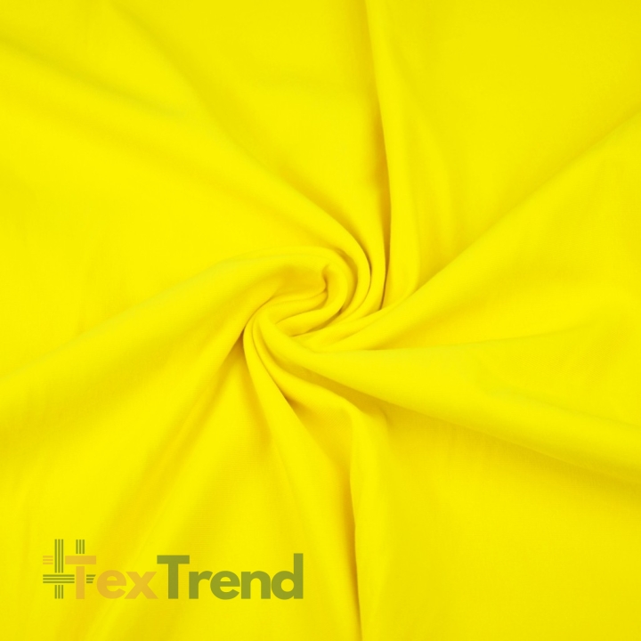 Baumwoll French Terry Stoff - einfarbig gelb - 280g