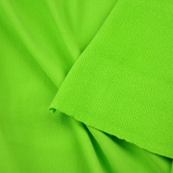 Baumwoll French Terry Stoff - einfarbig grün-apfel - 280g