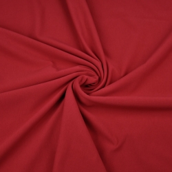 Baumwoll French Terry Stoff - himbeerrot - 280g