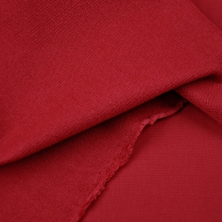 Baumwoll French Terry Stoff - himbeerrot - 280g