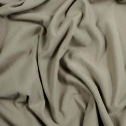 Baumwoll French Terry Stoff  Dunkelbeige - 280g