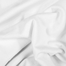 Flanellstoff / Baumwollflanell – weich – weiß