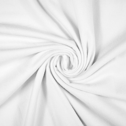 Flanellstoff / Baumwollflanell – weich – weiß