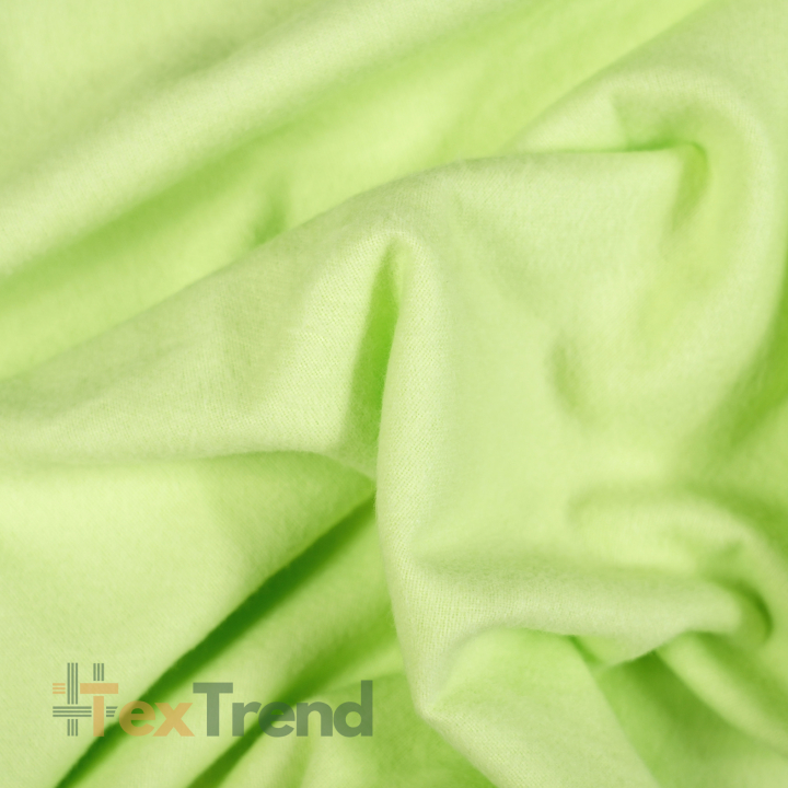 Flanellstoff / Baumwollflanell – weich – grün