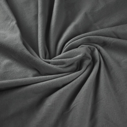 Flanellstoff / Baumwollflanell – weich – dunkelgrau