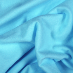 Flanellstoff / Baumwollflanell – weich – blau